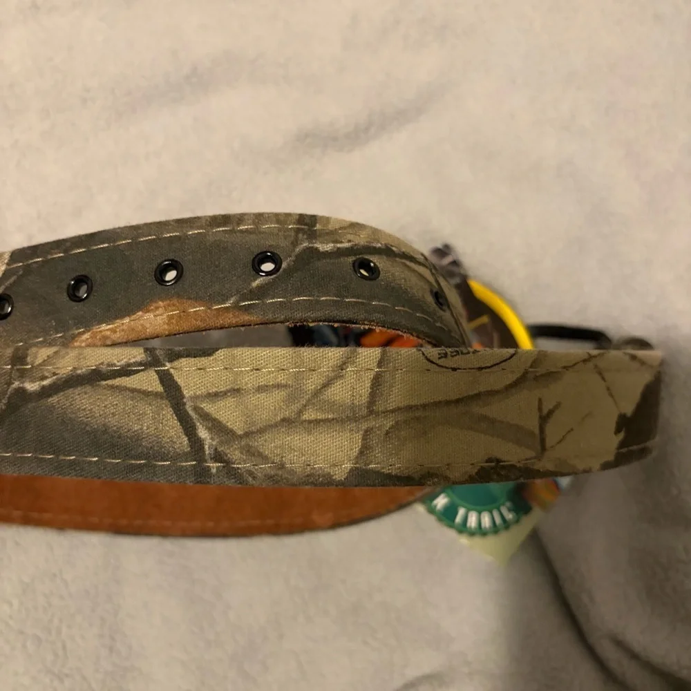 Camo Print Men's Belt with Matte Black Buckle OZARK TRAIL 30-38 CAMOUFLAGE NEW 🆕